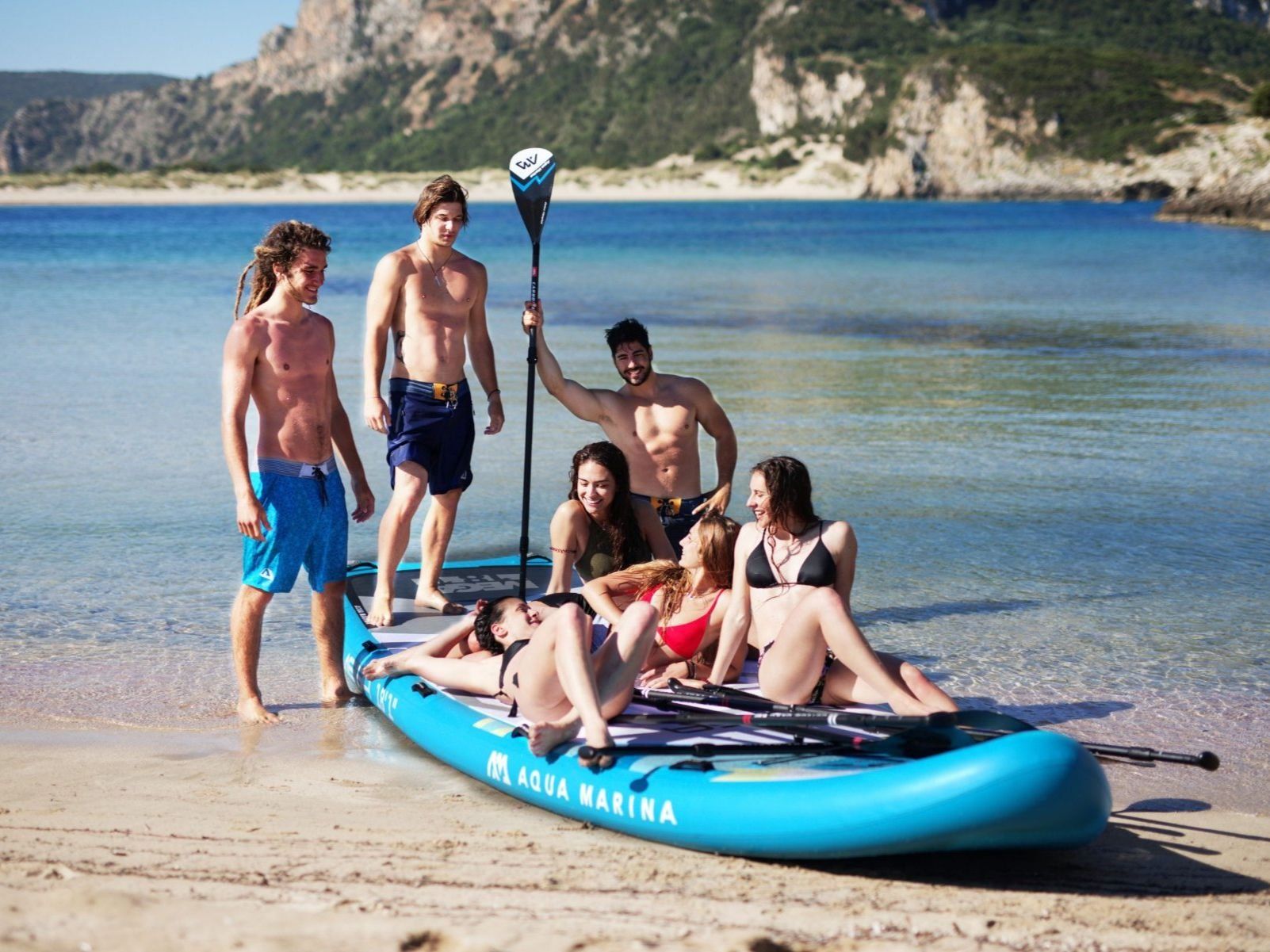 Aqua Marina Tavole da surf e di nuoto: Aqua Marina MEGA 18.1' Paddle Board - Neu – Nuovo e nell'imballaggio originale da Unterseen venduto da Panini56 4