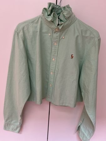 Ralph Lauren Hemd kurz geschnitten Mint  Gr S