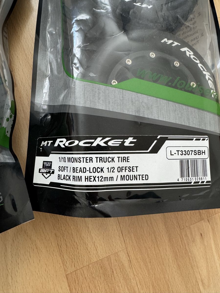 Traxxas RC Kits de montage: Louise MFT MT-ROCKET Maxx Komplettradsatz – Neuf avec emballage d'origine à Mirchel par Hilal1994 1