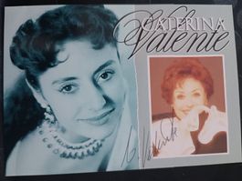 Caterina Valente -signierte Autogrammkarte