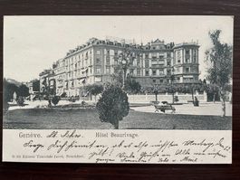 GENÈVE Hotel Beaurivage, WERBUNG Fabrique de Confiserie