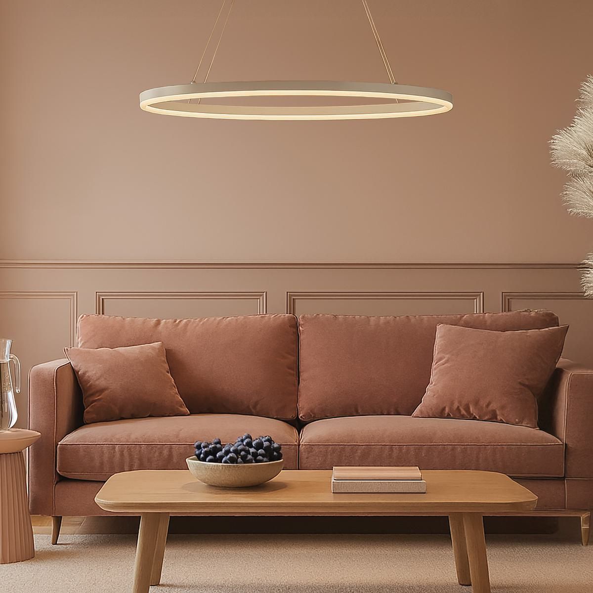 Lampadari & plafoniere: LED Pendelleuchte, Dimmbar, CCT, 50 cm Ø – Nuovo (secondo la descrizione) da Kreuzlingen venduto da Smart-Light 1