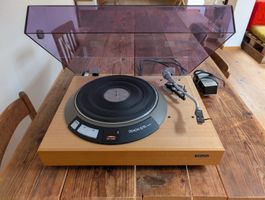 Denon Vintage Plattenspieler – Holzgehäuse voll funktionsfäg