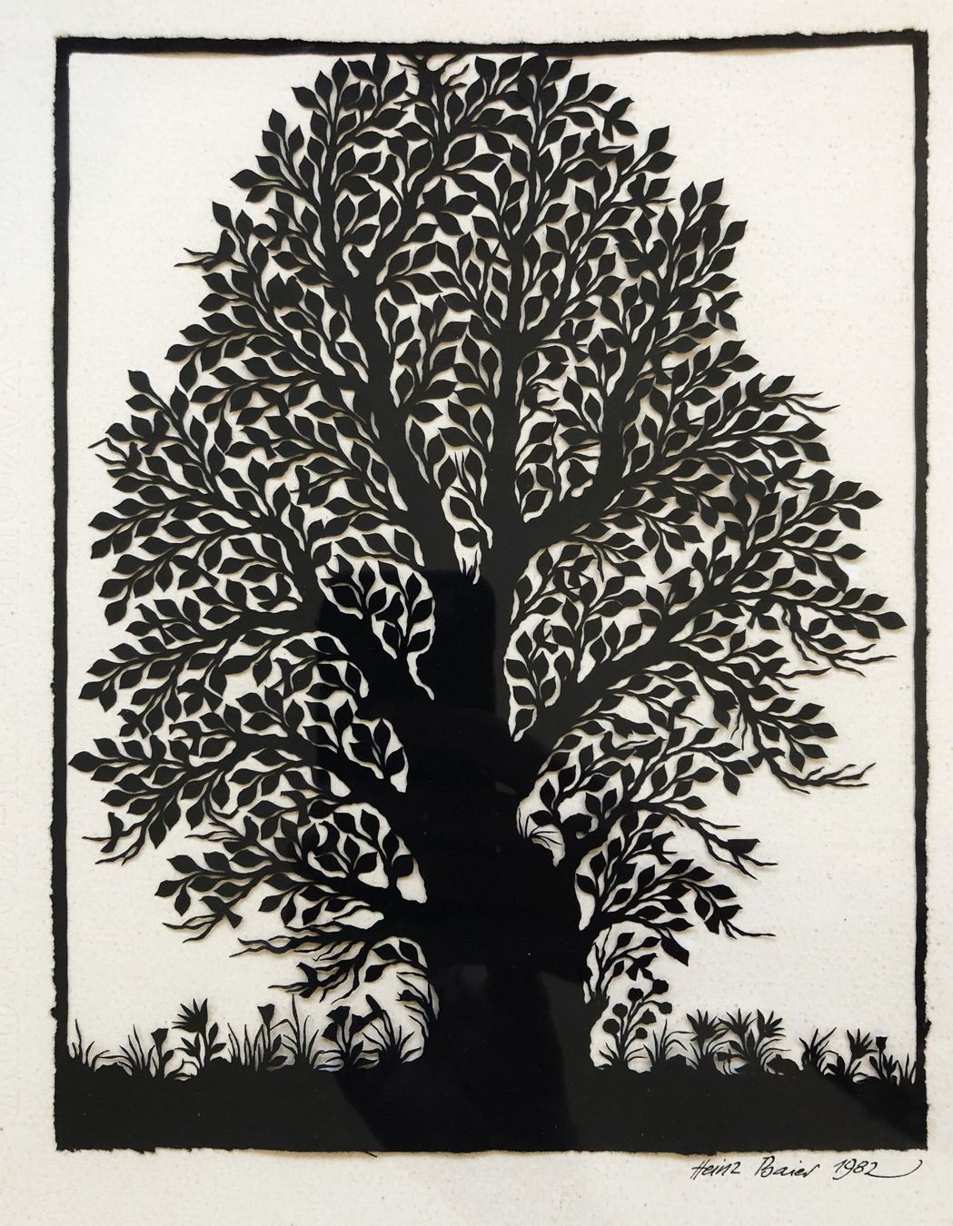 Grafica & Litografie: Heinz Baier - Original Scherenschnitt – Usato da Schaffhausen venduto da durruti 1