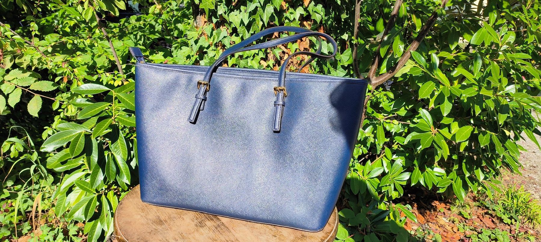 Michael Kors Taschen für Damen: Michael Kors Handtasche blau – Gebraucht aus Wädenswil von M_Gee 2