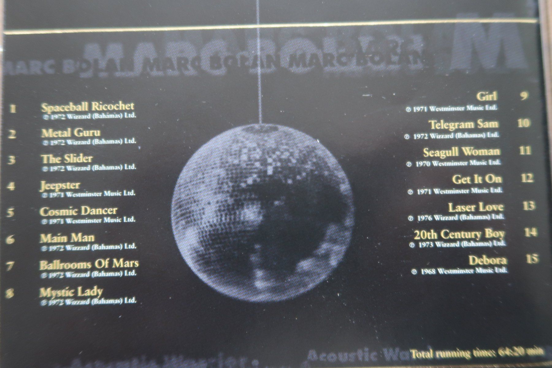 CD: MARC BOLAN - ACOUSTIC WARRIOR - T. REX - CD – Usato da Basel venduto da Patiscat 2