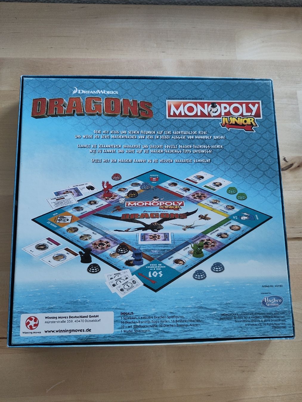 Hasbro Giochi: Monopoly Junior Dragons Brettspiel ab 5 Jahren – Usato da Effretikon venduto da pemko 1