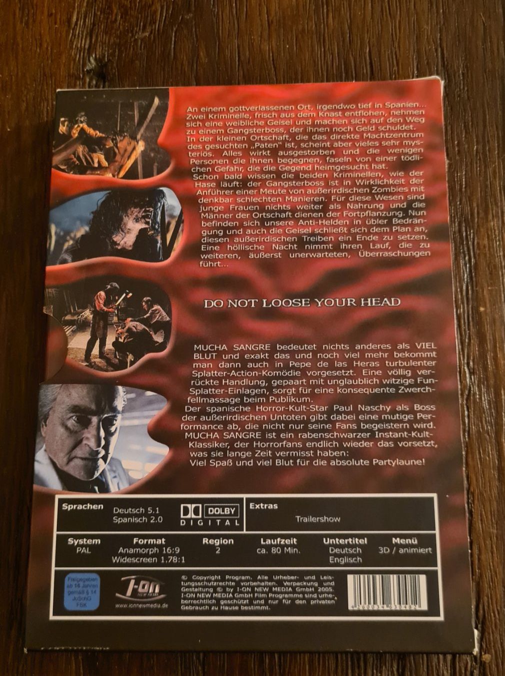 Alle DVDs: Mucha Sangre (H) – Gebraucht aus Oberkirch LU von ThE_CoLLecTor666 1