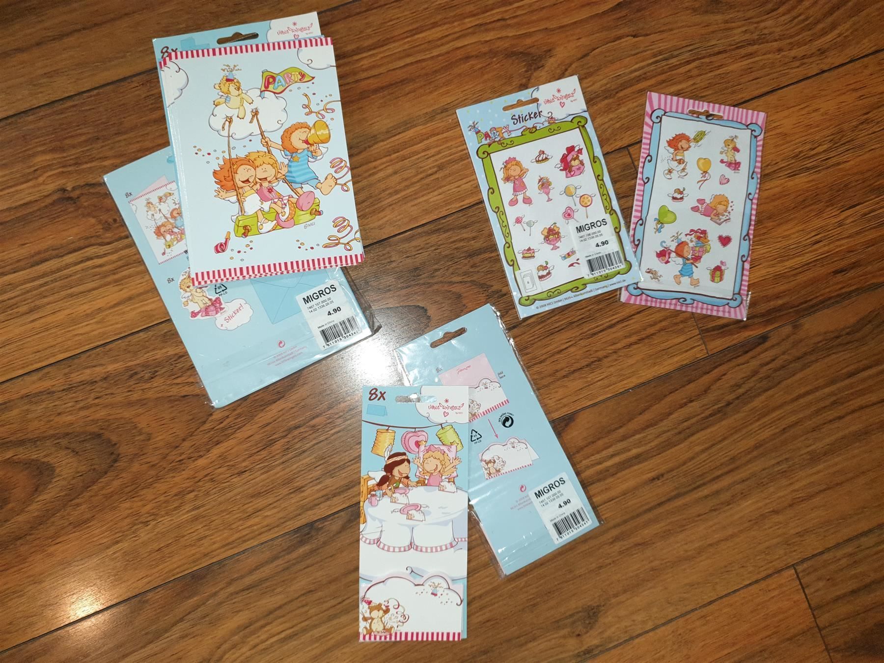 Sticker: Party: Einladung / Sticker / Tischkarten – Nuovo e nell'imballaggio originale da Buchrain venduto da regenblume3