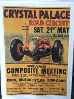rennsportplakat formel circuit
