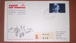 Swissair Zürich - Tanger 04.04.1975