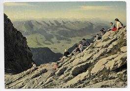 Säntis mit Blick auf die Churfirsten