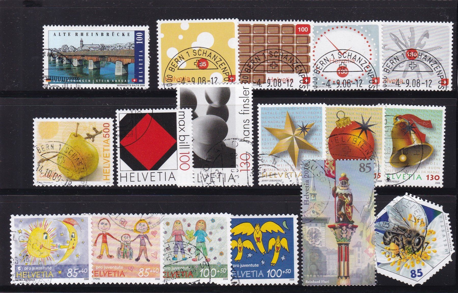 Tutti i francobolli: CH Briefmarken Lot ab 2007 – Usato da Münchwilen AG venduto da Nesar 3