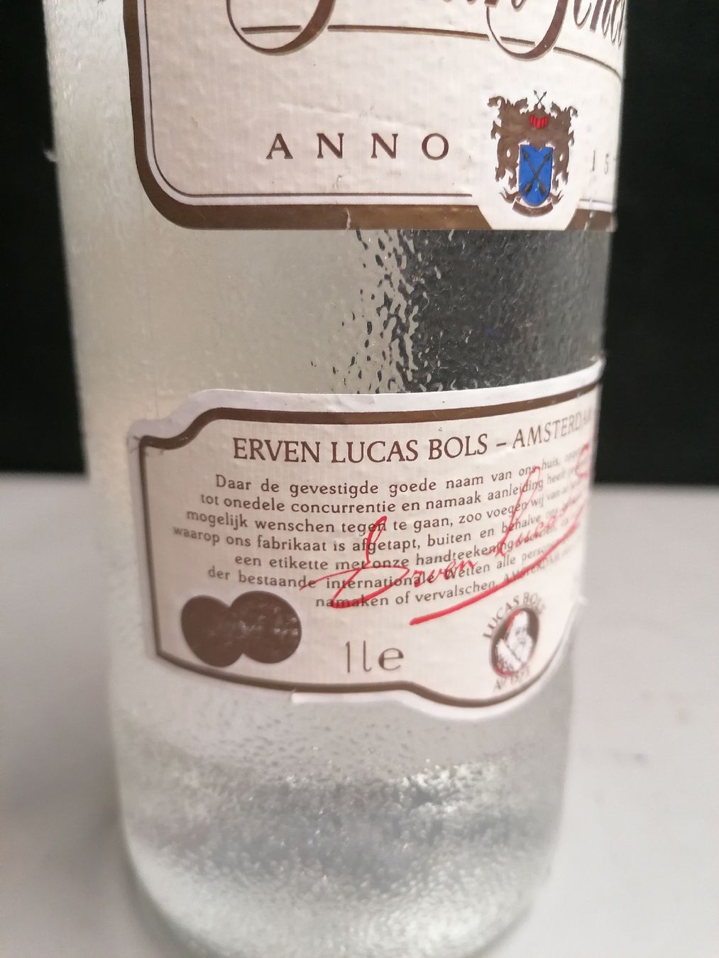 Bevande alcoliche: Jenever "Jonge Bols" 35% - 1L  – Usato da Genève venduto da Leboucheoreilles 3