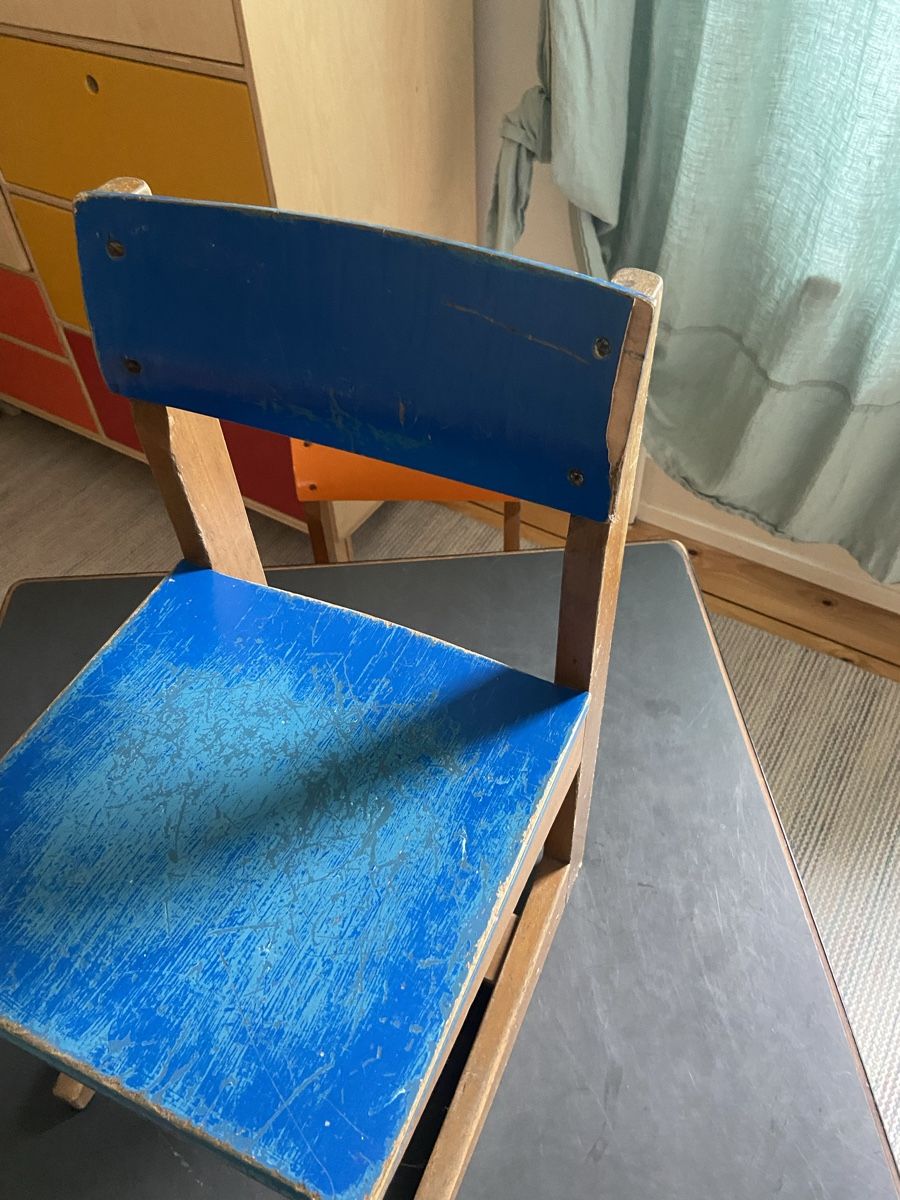 Tischset: ZSCHOKE Kinder Tisch mit 4 Stühlen – Gebraucht aus Niederlenz von Jurmalin 5