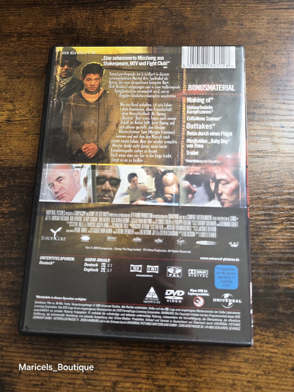 Tutti i DVDs: Unleashed DVD Jet Li Morgan Freeman Bob Hoskins  – Usato da Winterthur venduto da Maricels_Boutique 1