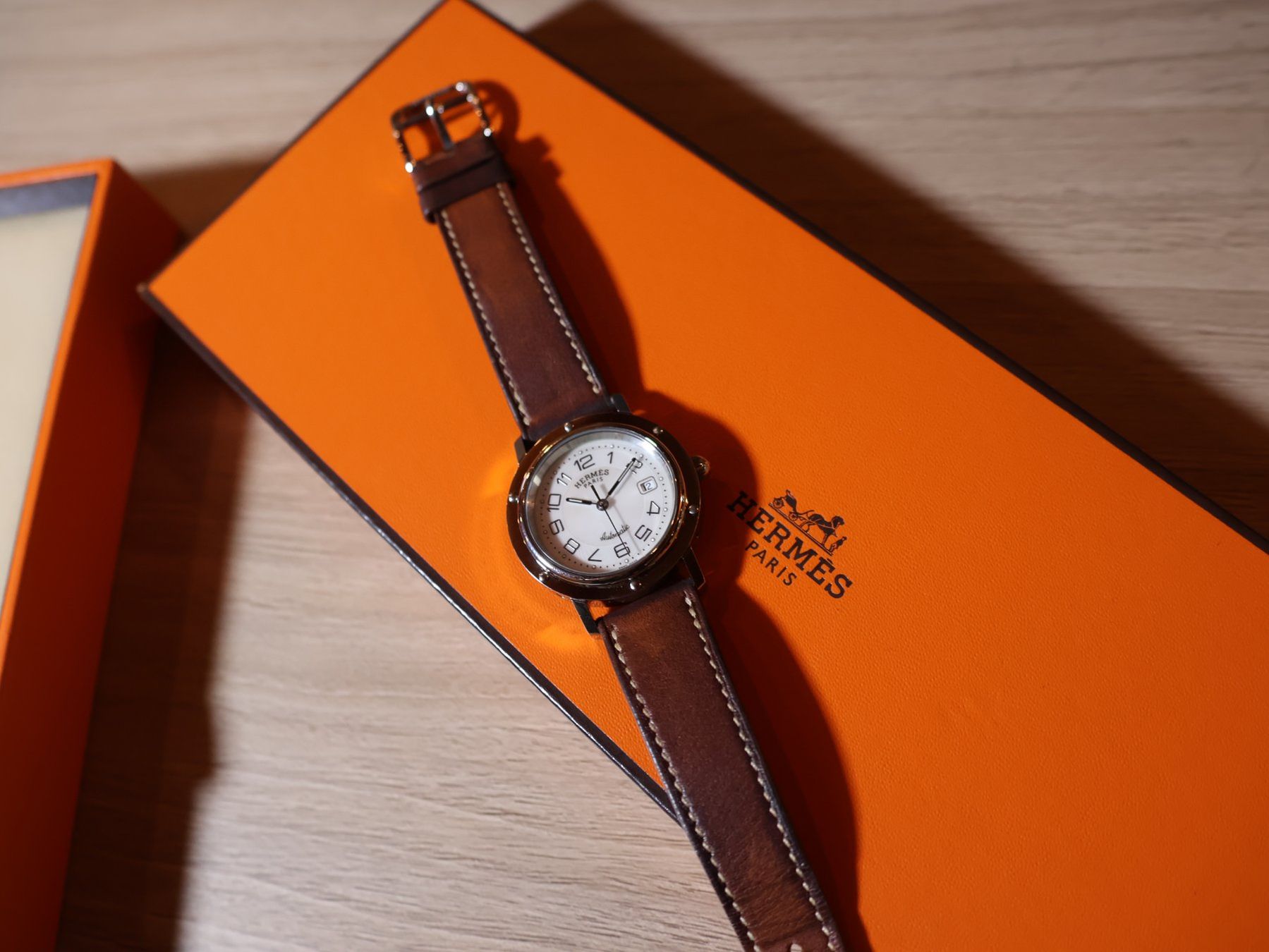 Hermès Orologi: Montre HERMÈS Clipper Automatic Date 31mm – Usato da Grand-Lancy venduto da Watches-GVA 6