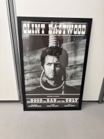 Poster in Rahmen - 97x66cm - Clint Eastwood