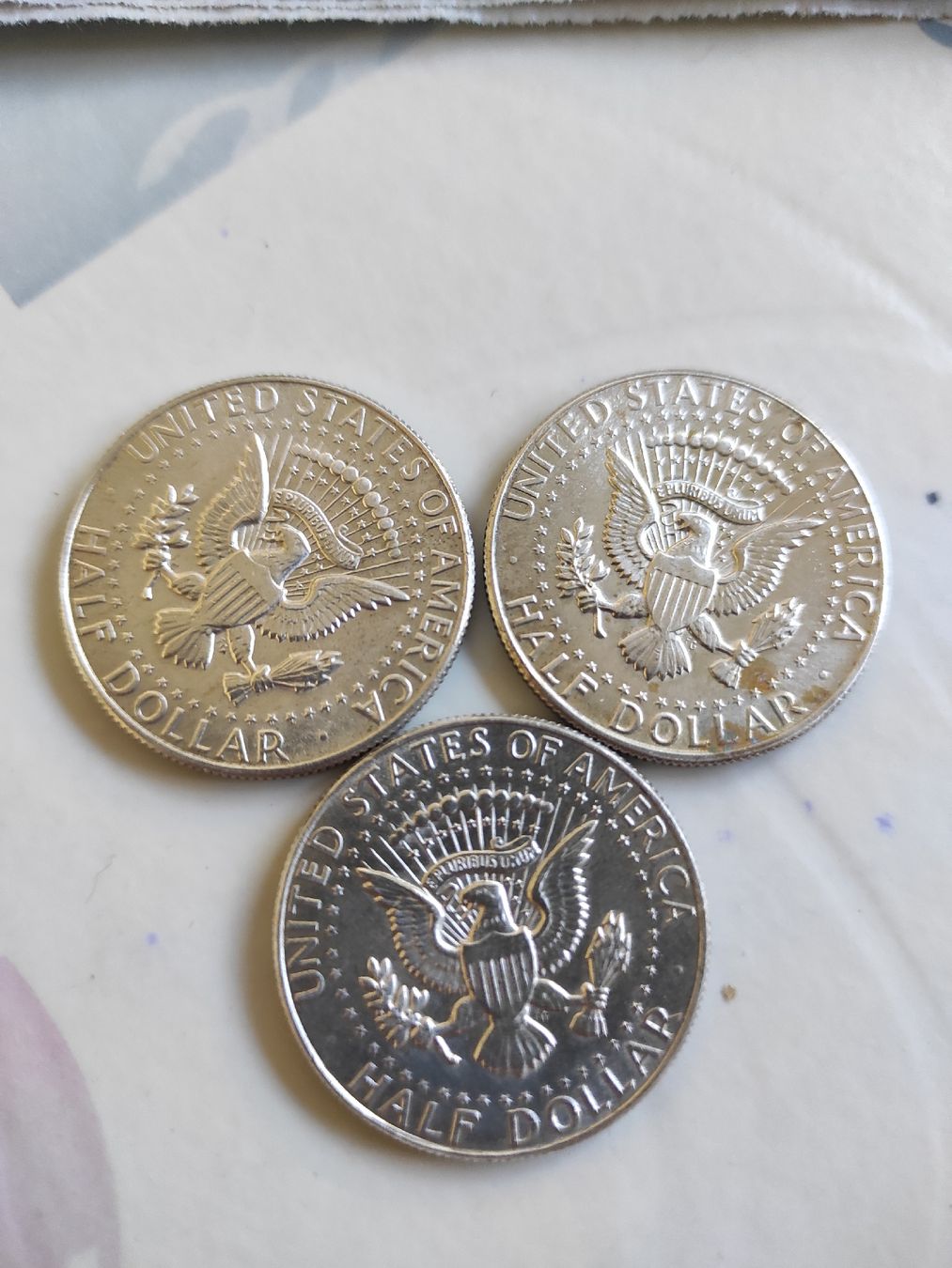 Tutti le monete: 3 monnaies Half Dollar kenedy1968 – Usato da Couvet venduto da lulul 1