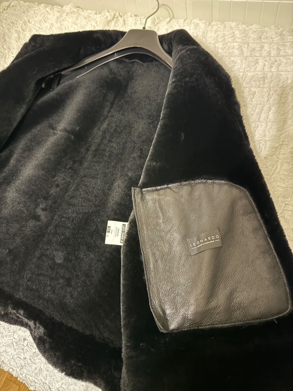 Giacche: LEONARDO Lederjacke schwarz neu – Nuovo e nell'imballaggio originale da Brugg AG venduto da Coni1989 6