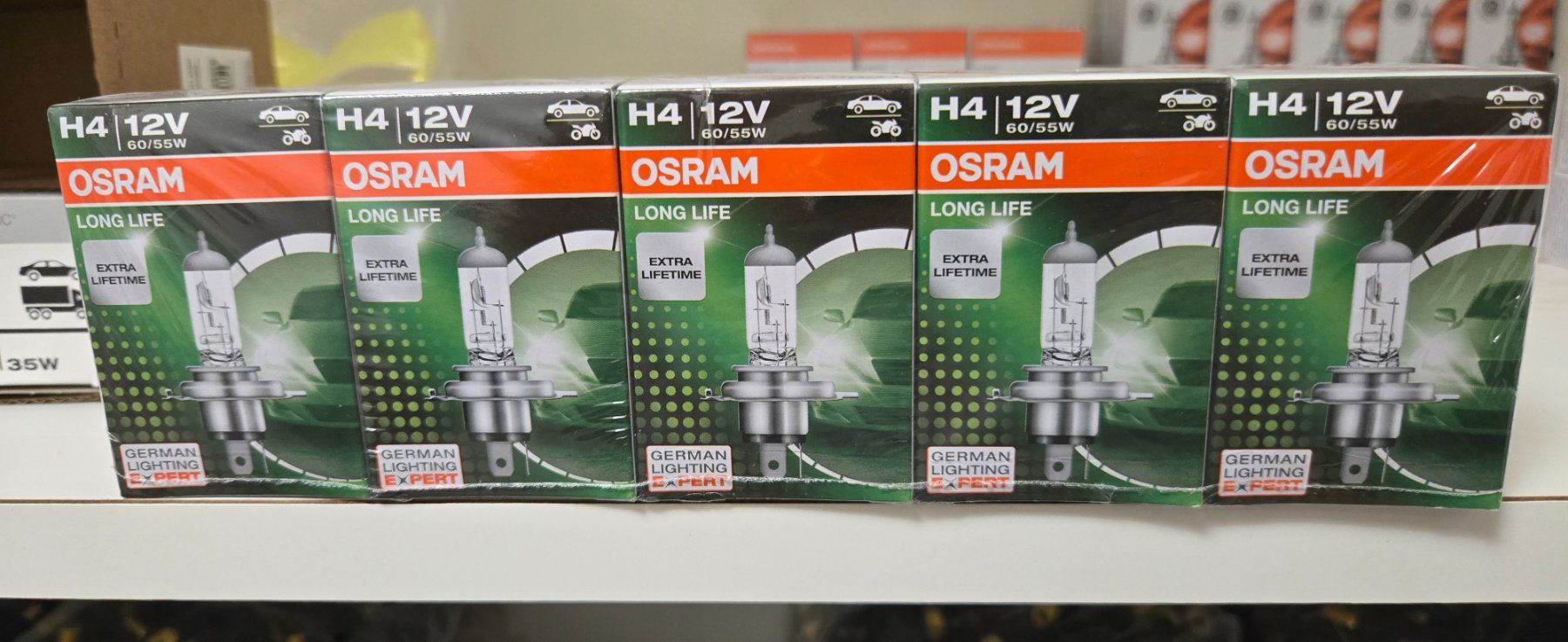 Osram Lampade: Osram 10 Stück H4 Lampen – Nuovo e nell'imballaggio originale da Ebmatingen venduto da 566196