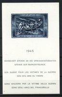1945, Block Spende für Kriegsgeschädigte, W21, SBK 200.– **