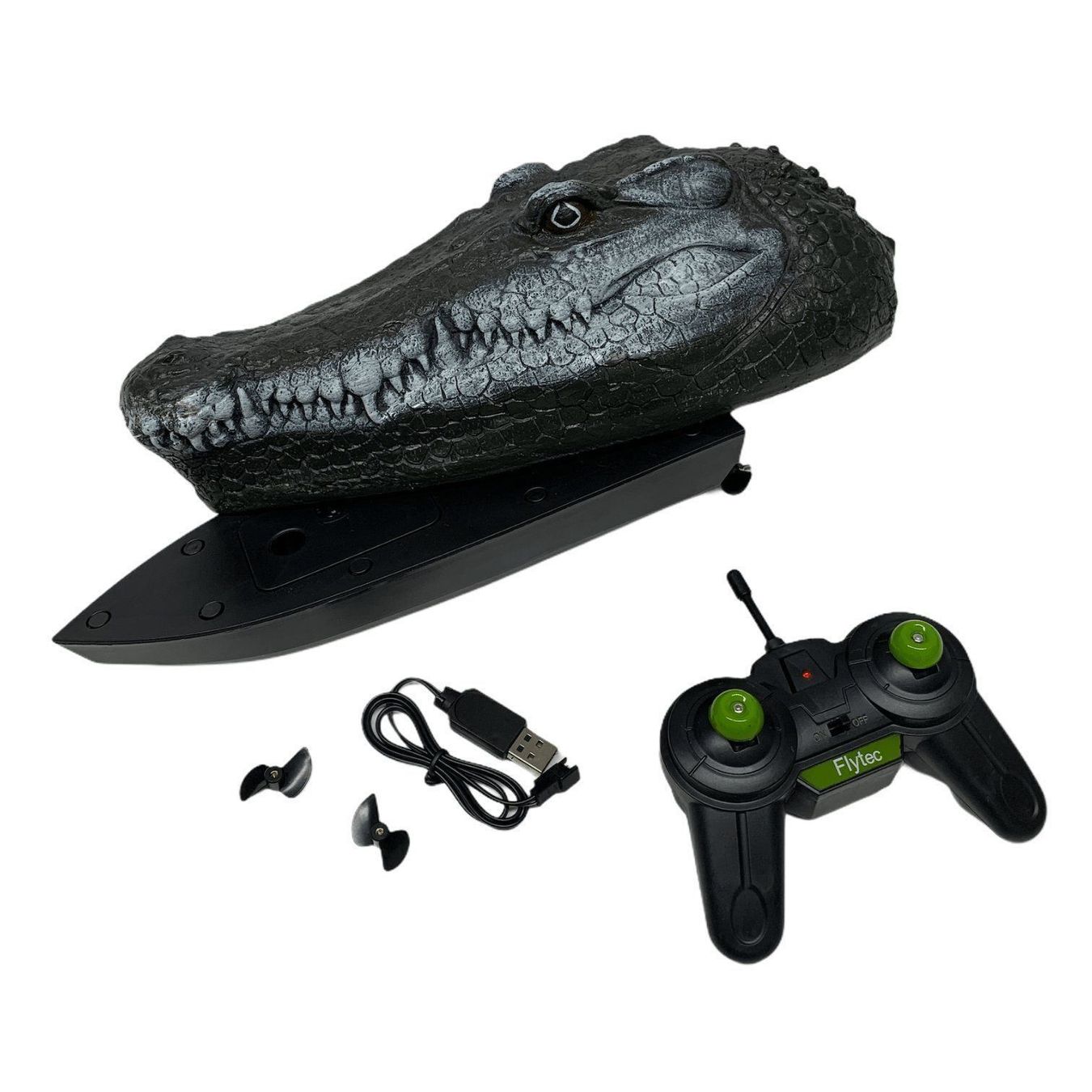 Modellismo RC: RC Boot – Krokodil V005 – Nuovo e nell'imballaggio originale da Kägiswil venduto da BUYRAMASHOPPING 1