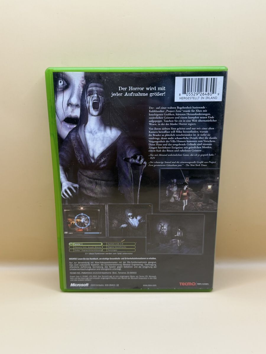 Giochi: Project Zero Xbox DE – Usato da Genève venduto da sho_67qj 1