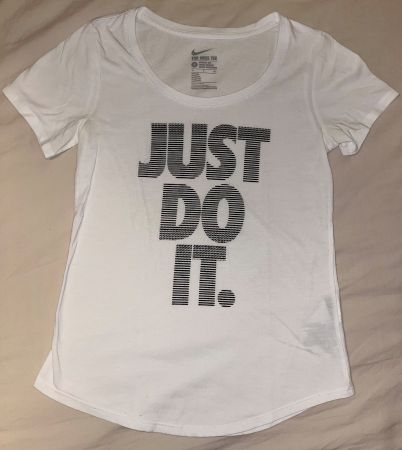 Weisses Nike T-Shirt "Just do it" , Grösse S
