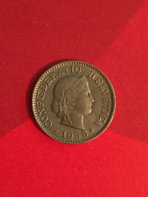 5 Rappen Stück Jahrgang 1955 (Gebraucht) in Wettingen für CHF 0.6 – mit ...