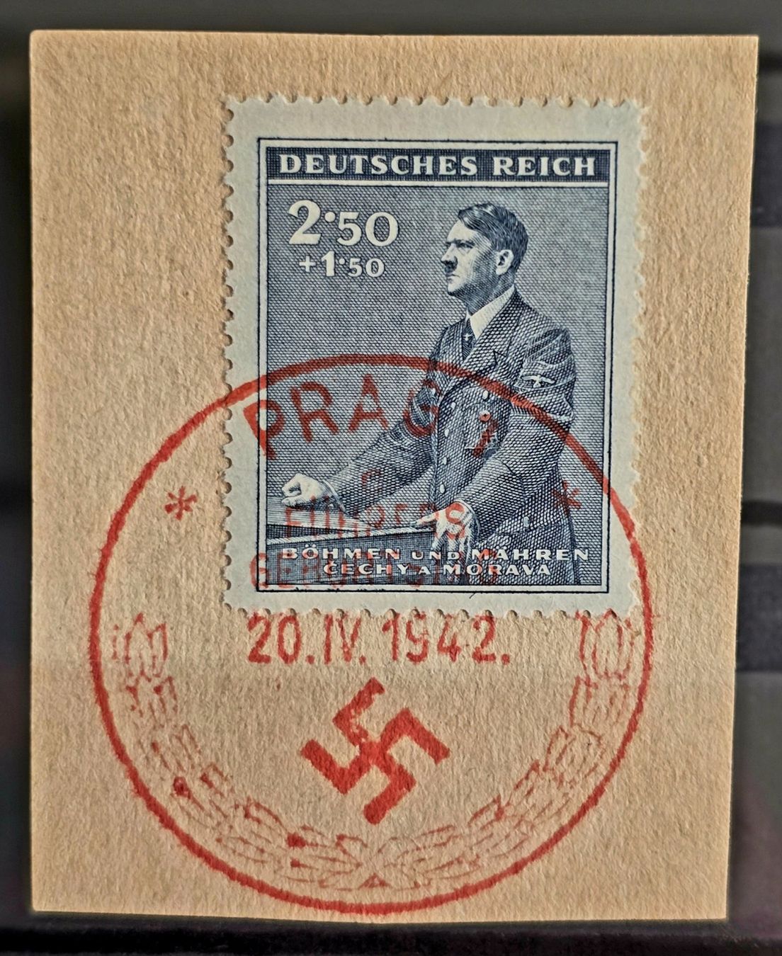 Tutti i francobolli: Böhmen & Mähren 1942 – Usato da Thalwil venduto da RicardoTH8800