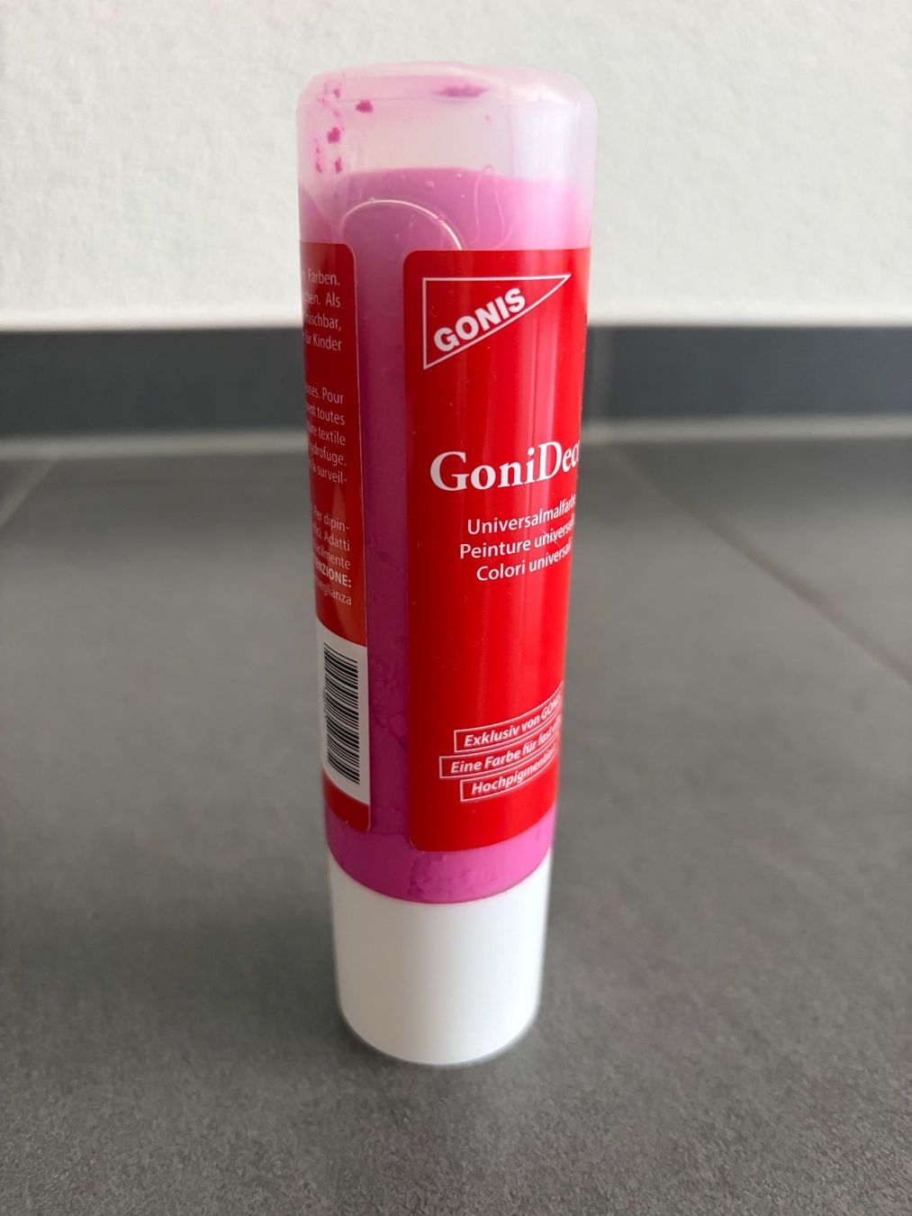 Farben: Gonis Unversalmalfarbe Pink, 100 ml – Gebraucht aus Beinwil am See von den_p9db