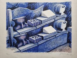 KÜNSTLER ? LITHOGRAPHIE SIGNIERT NUMMERIERT