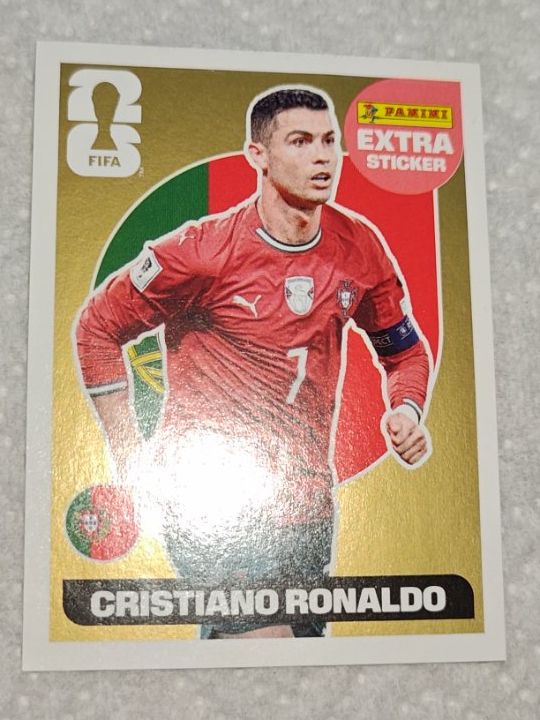 Panini Carte collezionabili: Cristiano Ronaldo Panini extra Sticker Gold – Nuovo (secondo la descrizione) da Wichtrach venduto da BullyMaguire 1