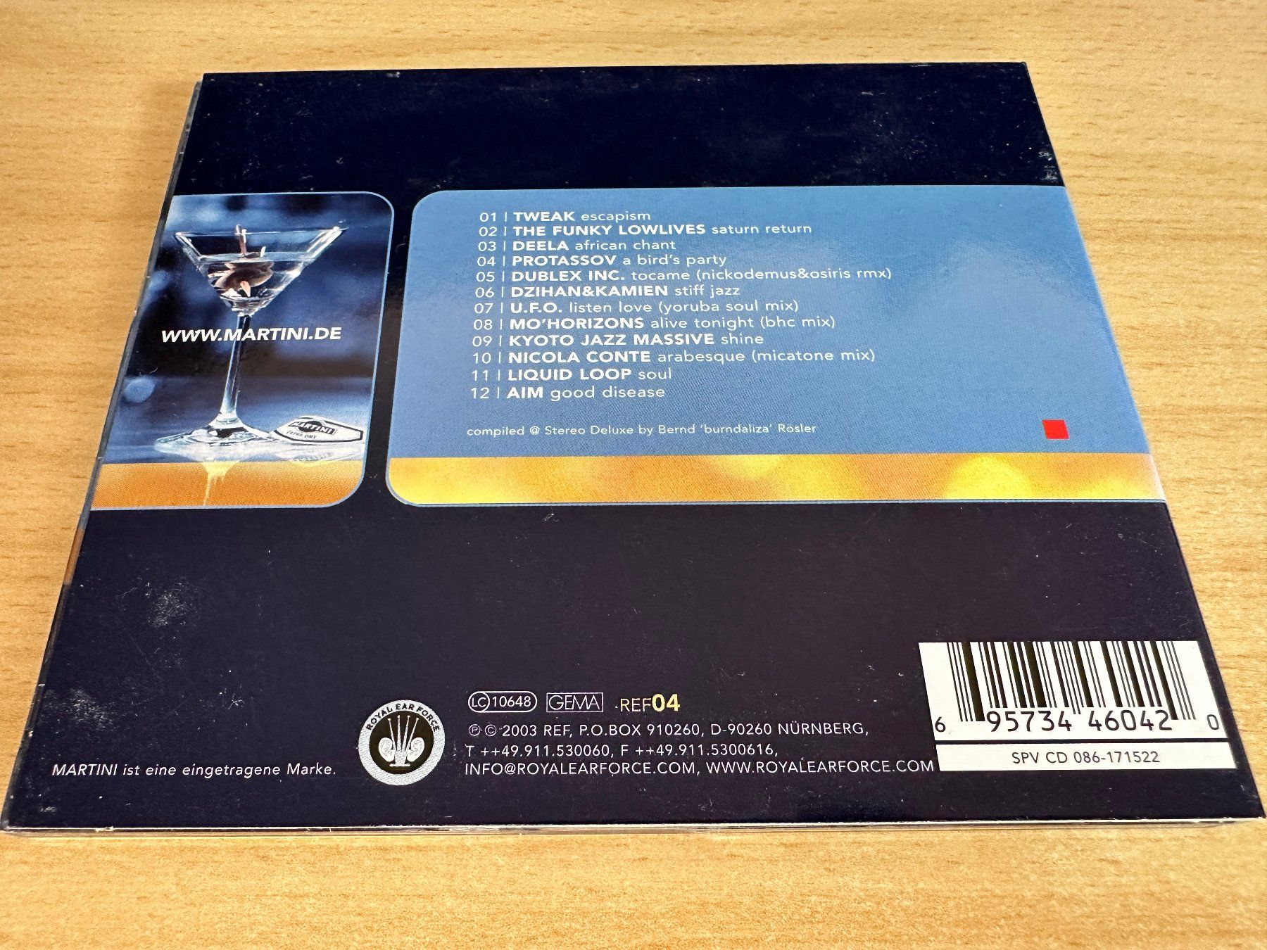 CD: Various – Martini Mood Vol.2 – Usato da Rikon im Tösstal venduto da Alpenmutz 1