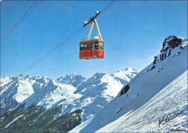 Klosters GR // 1974 Seilbahn Gotschnagrat Silvretta / Winter
