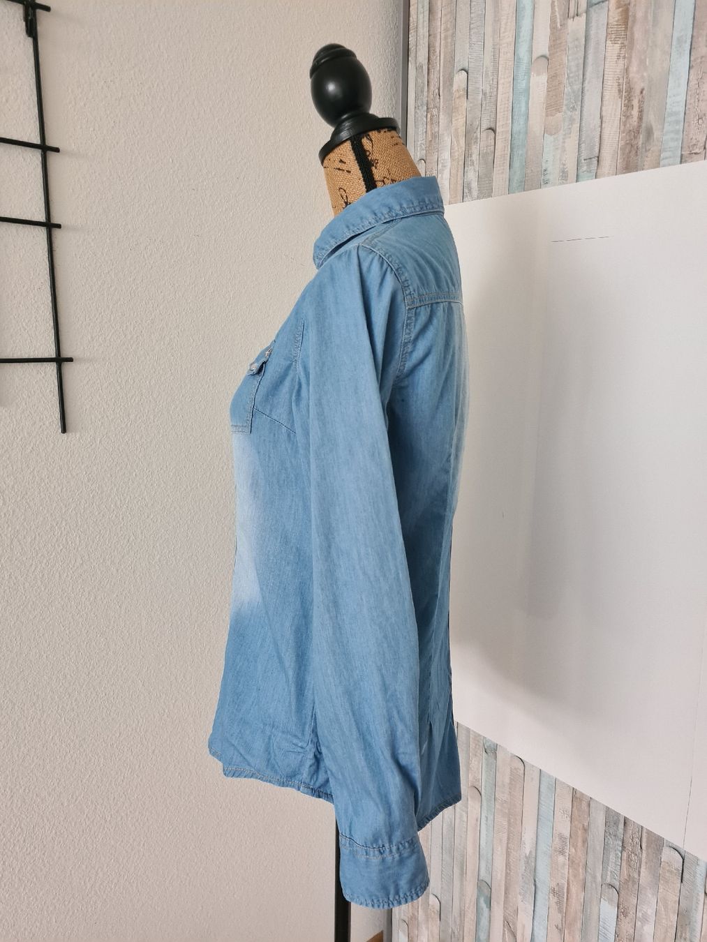Camicette: Jeansbluse, hellblau, Gr.M 38 – Usato da KRIENS venduto da Franzy_Blond10 1