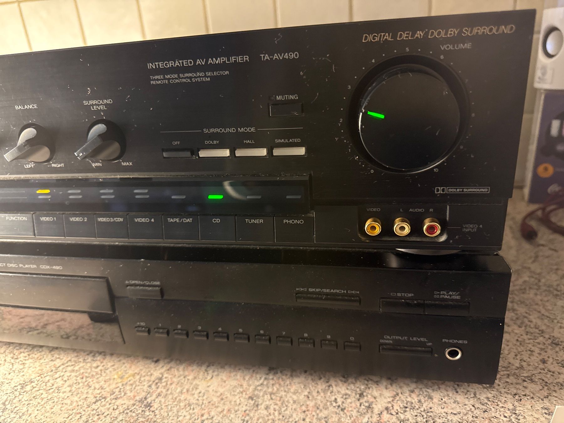 Sony Amplificatori: Ampli Vintage SONY TA-AV490 – Usato da St imier venduto da sav_bjf9 3