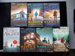 Jeffrey Archer  Die Warwick-Saga Band1 bis 8!!