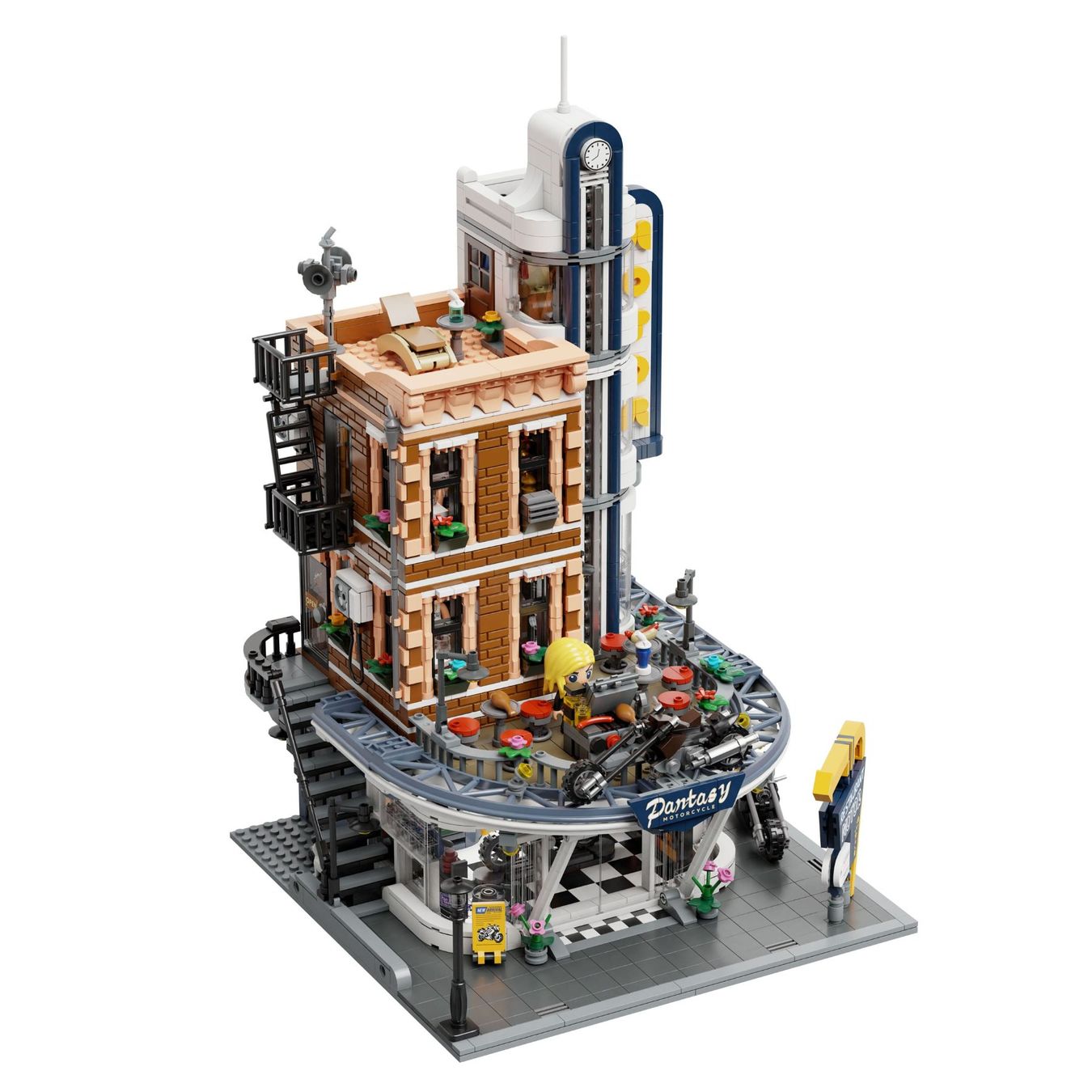 Lego Kit di costruzioni: Pantasy Original Jeu de construction Motorcycle Restaurant – Nuovo e nell'imballaggio originale da St-Imier venduto da ATTAKSHOP 1