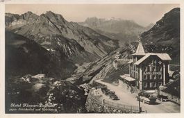 Klausenpass (UR/GL) – Hotel Klausenpasshöhe und Postautos