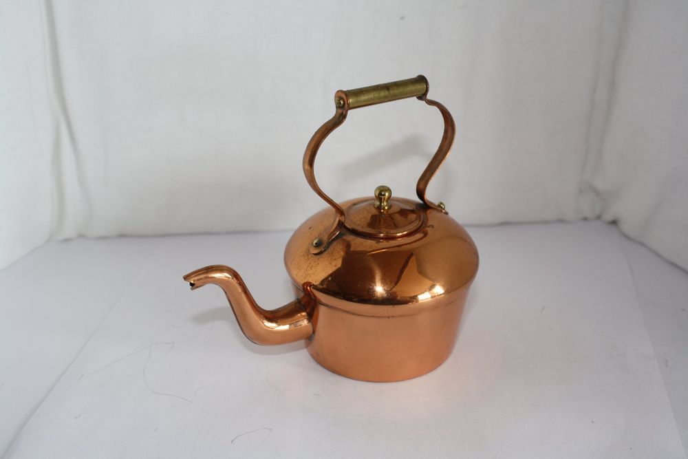 Teiere: Wasserkessel Miniatur aus Kupfer – Usato da Blauen venduto da Harry1363