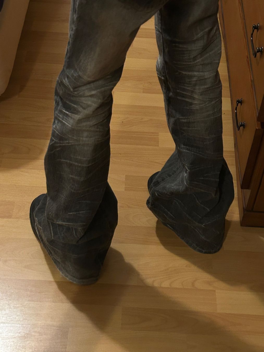 Jaded London Jeans: Jaded London Flared/pattes d'eph taille 30 – Gebraucht aus Monthey von Nunodnf