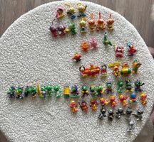 Schtroumpfs Martien orange, vert et noir et autres figurines