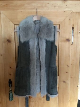 Lammfell Weste Gilet neu & ungetragen v. Braun Büffel