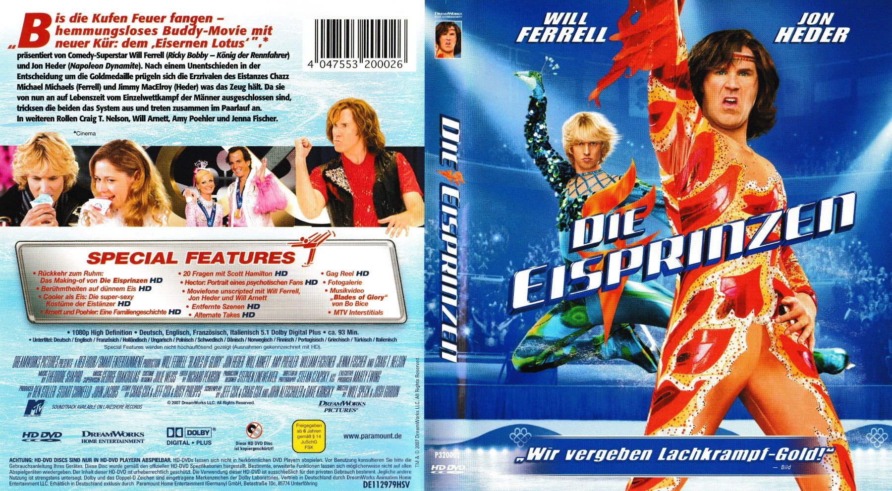 Tutti i DVDs: HD-DVD - Die Eisprinzen – Usato da Langnau am Albis venduto da MediaRescuerKeLoX