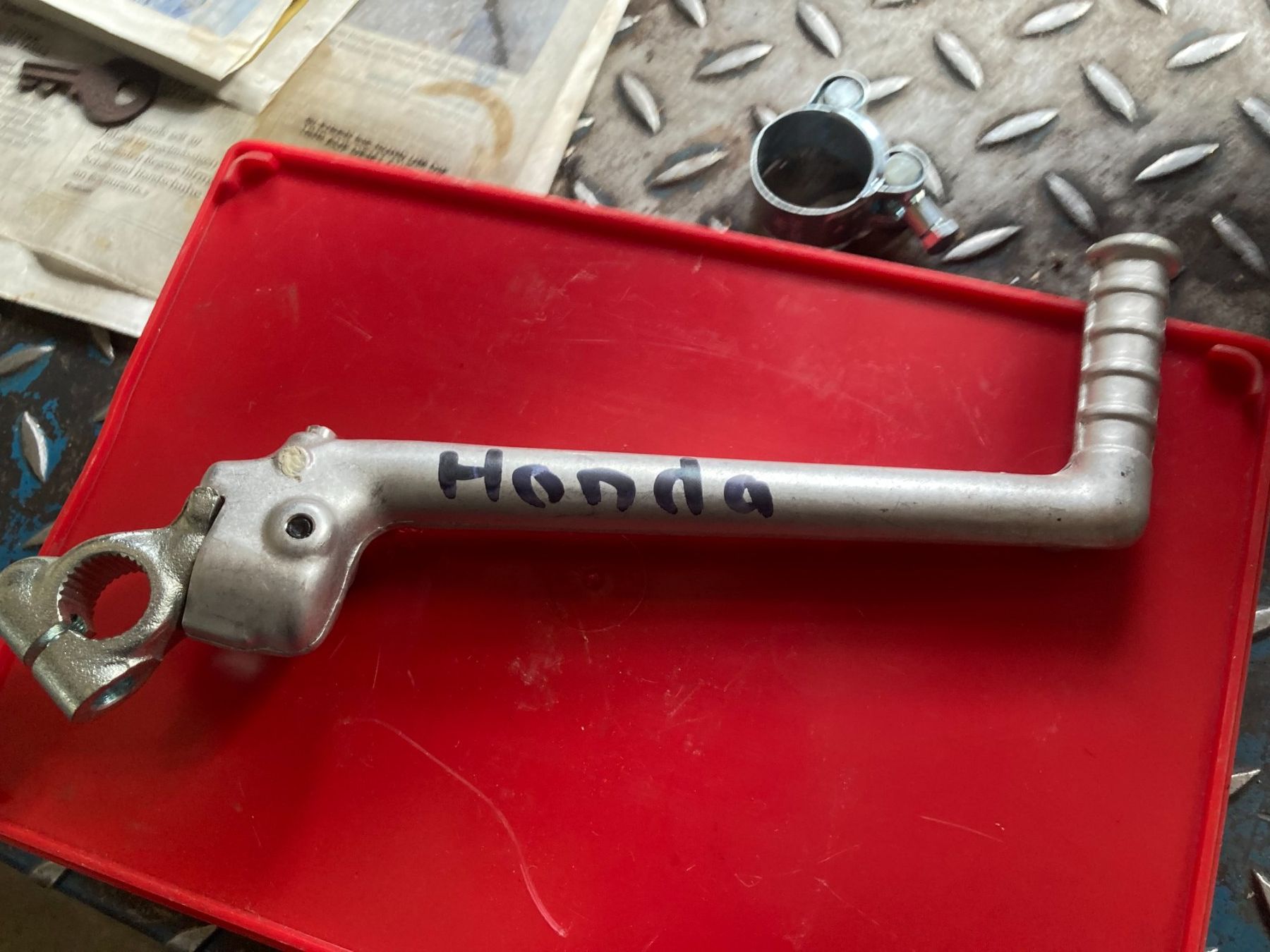 Honda Tutti i ricambio per moto: Honda TLM 250, Kickstarter – Nuovo (secondo la descrizione) da Filzbach venduto da Sugi7 2