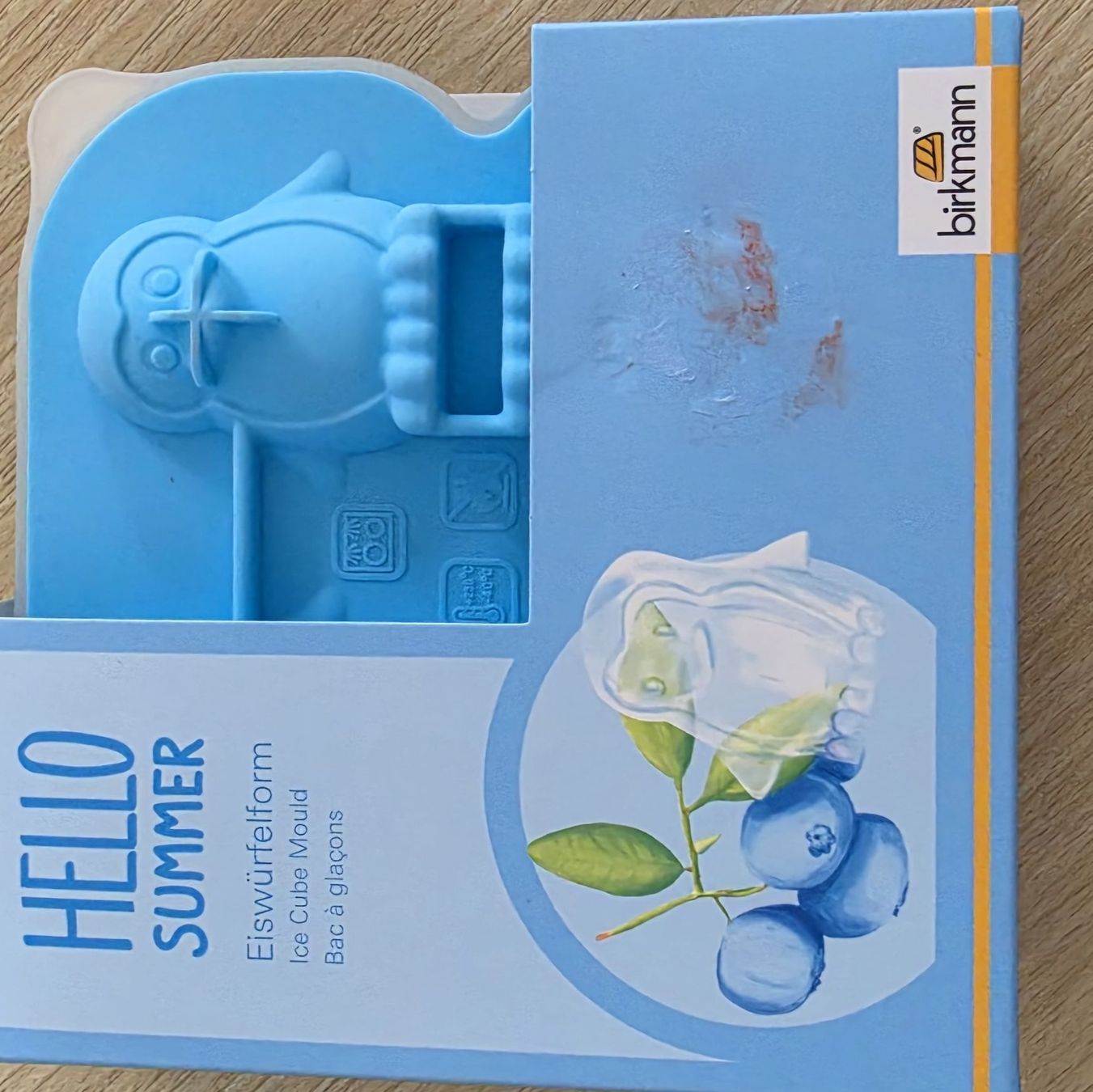 Teglie da forno: Birkmann Eiswürfelform "HELLO SUMMER" Frühlingsrolle
 – Nuovo e nell'imballaggio originale da Laupen ZH venduto da Kaddy
