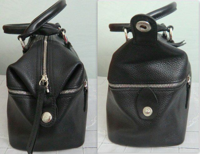 Longchamp Borse da donna: Sac à main LONGCHAMP en cuir noir – Usato da Zürich venduto da Libraco 2