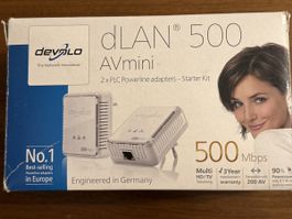 Devolo dLAN 500 AVmini Starter Kit Powerline Adapter